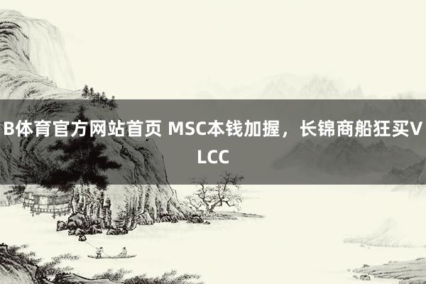 B体育官方网站首页 MSC本钱加握，长锦商船狂买VLCC