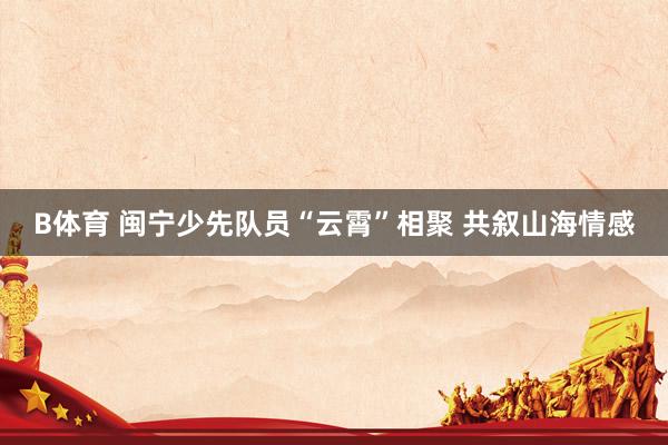 B体育 闽宁少先队员“云霄”相聚 共叙山海情感